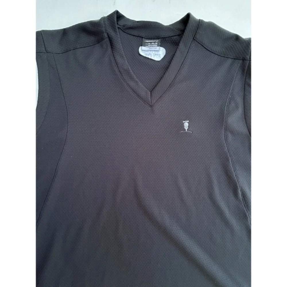 Nike Golf Vest‎ Dri Fit XL Purgatory Golf Club Black